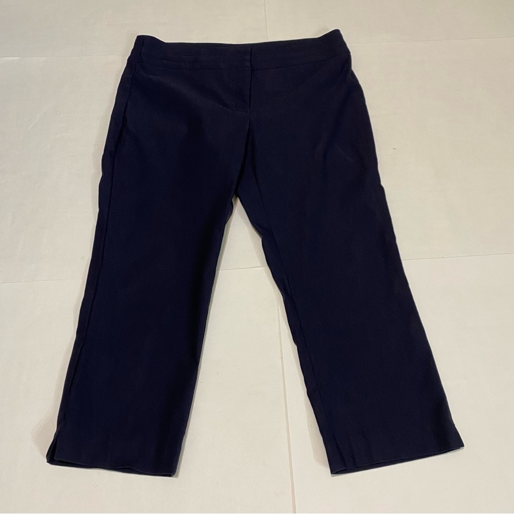 75. Charter Club Classic Navy Blue Cropped Pants